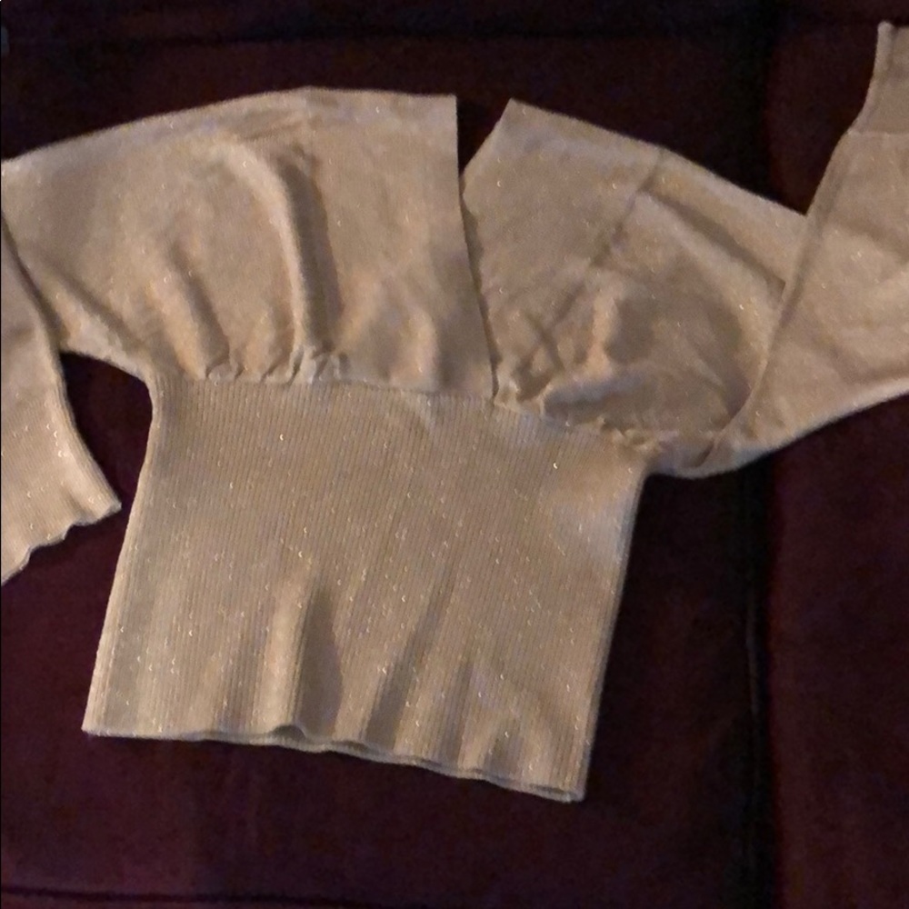 Gold V Neck sweater